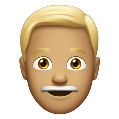 Beige emoji sticker