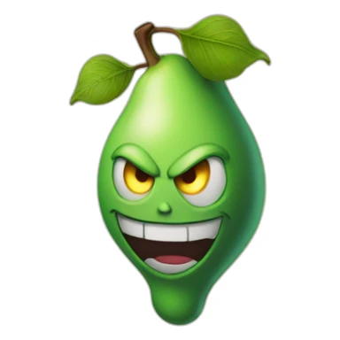 Poire evil sticker