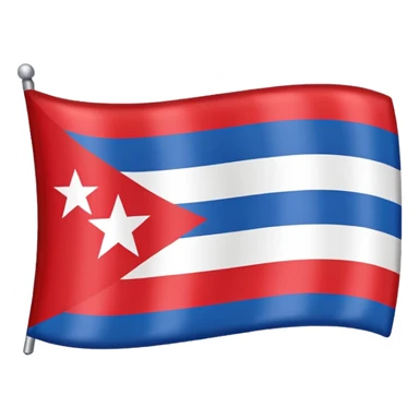 cuban flag sticker
