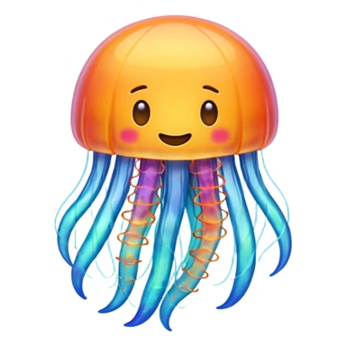 emoji jellyfish sticker