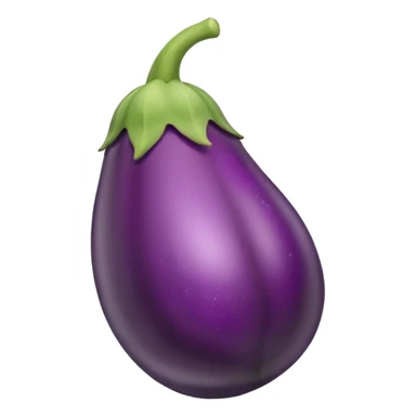 Eggplant farting sticker