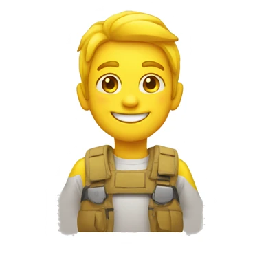 yellow emoji smile fun ukraine sticker