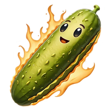 Baked pickle on planet mars sticker