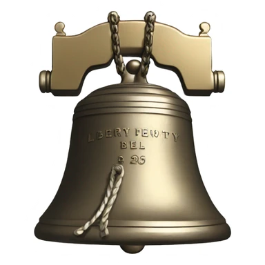 Liberty bell w crack  sticker