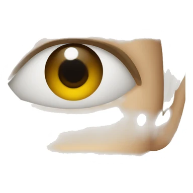 Emoji delineador de ojos sticker