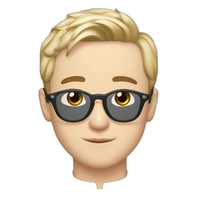 bald charles leclerc sticker