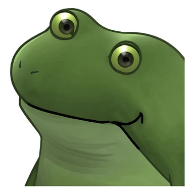 flower on lilypad sticker