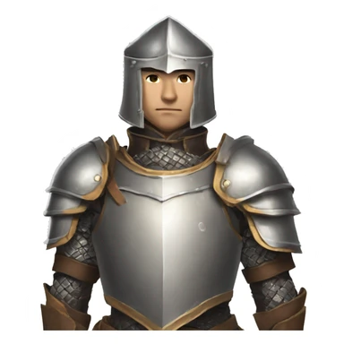 animated armor from Dungeons & Dragons super realistic sticker