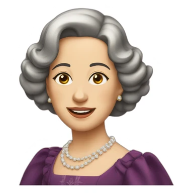 Isabel II spain sticker
