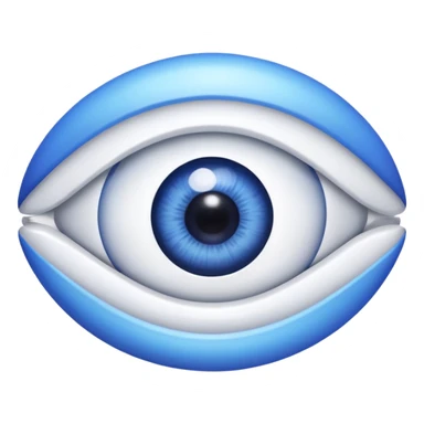 Pill with an eyeball inside  sticker