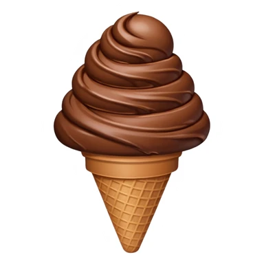Choclate ice cream sticker