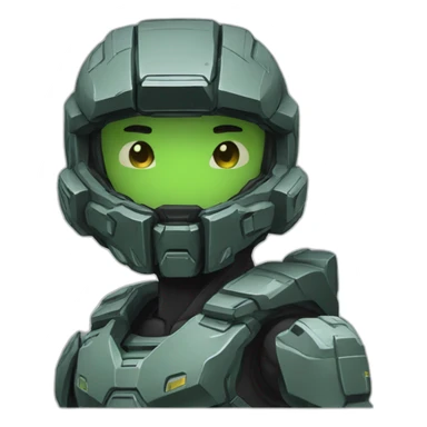 halo anime kawai sticker