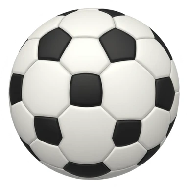 Crea un balón negro con rayas blancas sticker