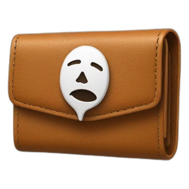 Down trend on a wallet sticker