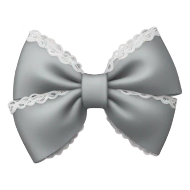 Lacey hair bow  sticker