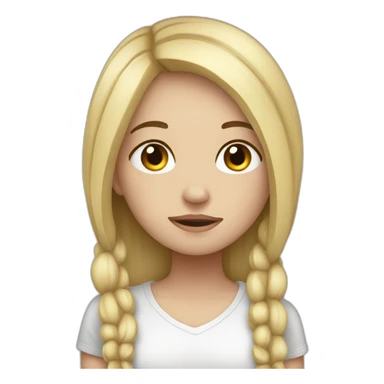 replacing depression with exhaustion white girl sticker