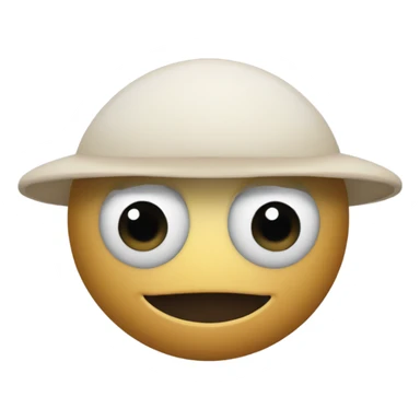 Saturn with Eyes and a mouth sticker