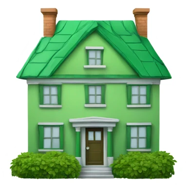 Monopoly green house sticker