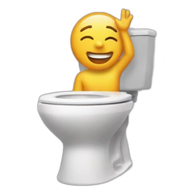Skibidi dab toilette sticker