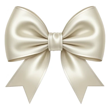 Offwhite bow sticker
