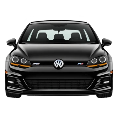 Black Edition Golf R MK7  with no red headlights  sticker
