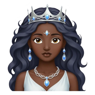 Dark moon goddess  sticker