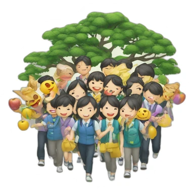 Taiwan school reunion logo sticker