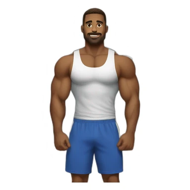 Shoulders gym sticker