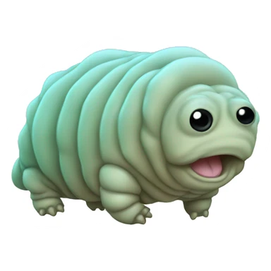 Cute realistic Tardigrade sticker