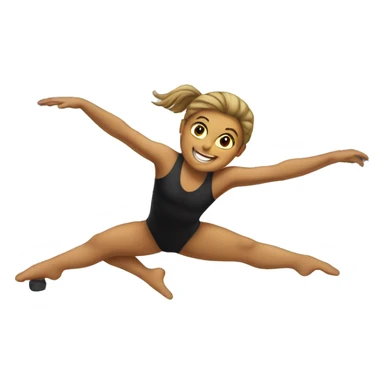 Gymnastique  on bars sticker