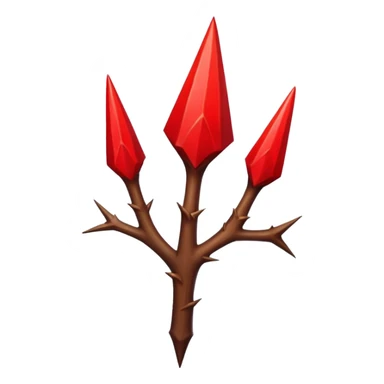 red thorn t sticker