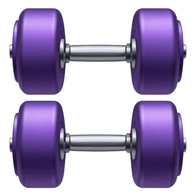 Dumbbell small 1 kg pruble sticker