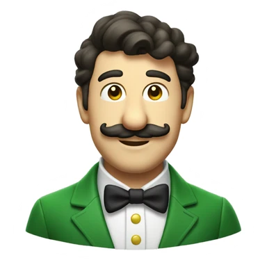 dapper luigi sticker