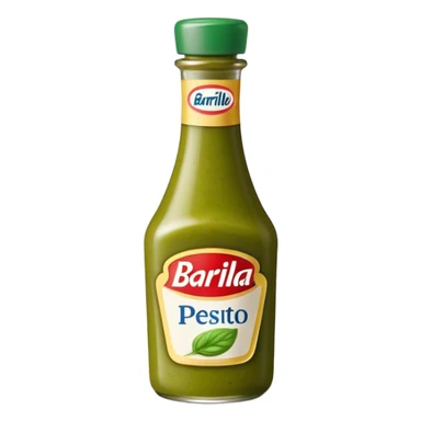 Barilla, Pesto Sauce botle sticker