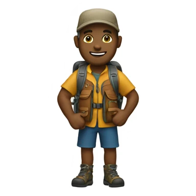 Hiker sticker