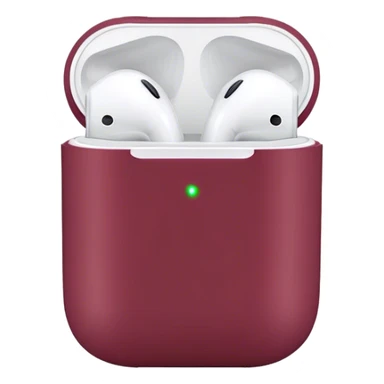 airpods burgundy sticker