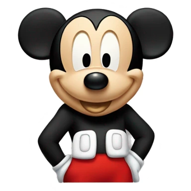 Mickey mouse from Disneyland Red Pants sticker