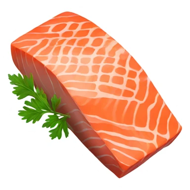 salmon steak sticker