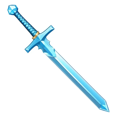 Minecraft diamond sword sticker