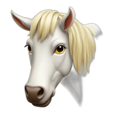 Cheval mélange vache sticker