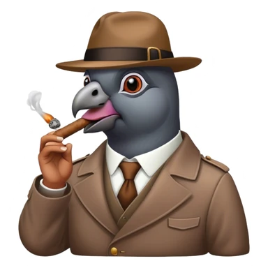 Pigeon is a drug lord , cigar sticker