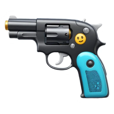 Emoji con Una pistola sticker