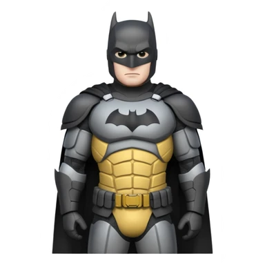 caucasian batman full body armour sticker