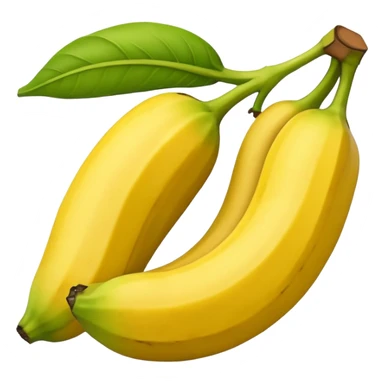 Crear un emoticón que tenga que ver con una variedad de Cambures , y que la paleta de colores sea la siguiente: Rojo Carmín, Amarillo, Amarillo Crema y Verde Pasto sticker