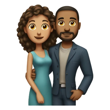 Husband with wife sticker