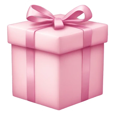 Light pink present sticker