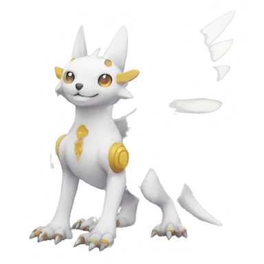  kawaii cool edgy Digimon-Fakemon-animal full body sticker