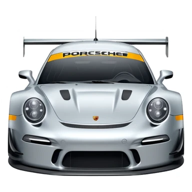 porsche gt3 racecar sticker