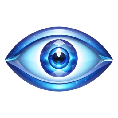 I want an emoji to use for mental wellness in a mystical setting. I want to reference an object that symbolizes a clarity seeker sticker