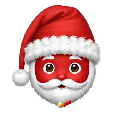 gorro do papai noel sticker